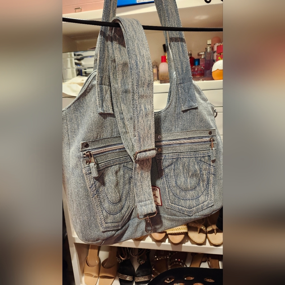 True Religion Denim Bag - Picture 2 of 9
